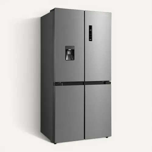 Réfrigérateur multi-portes SIGNATURE SFDOOR470AQUADX 470L Inox vue 3/4