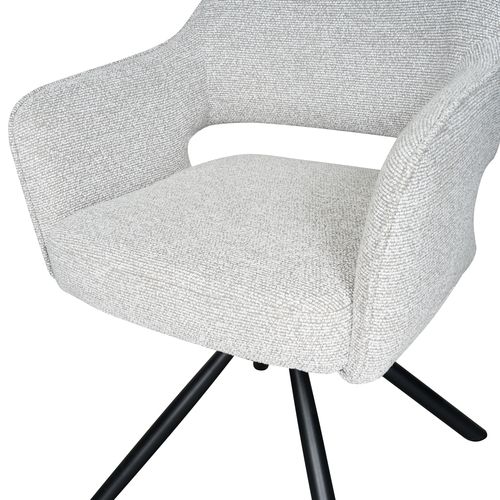 Chaise pivotante VICTOIRE Gris vue accessoires