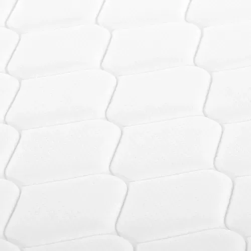 Ensemble matelas ressorts 160x200 cm ép. 20 cm avec 2 oreillers SIMON vue de profil