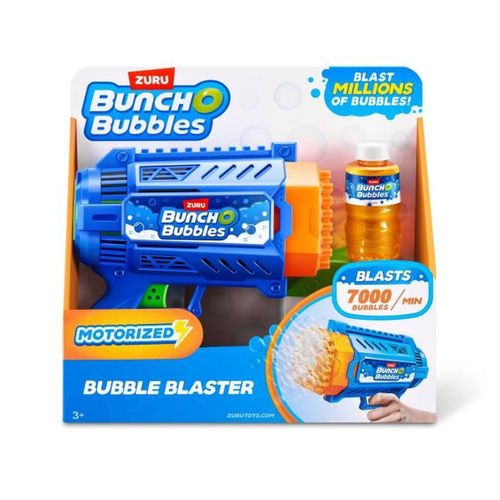 Blaster à Bulles Motorisé Multicolore 125 Ml, Jusqu’à 7 000 Bulles/min