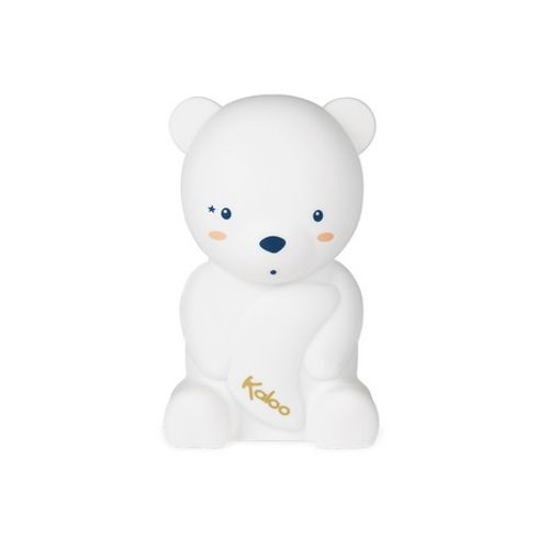 Home -ma Veilleuse Souple LED Ours L Blanc