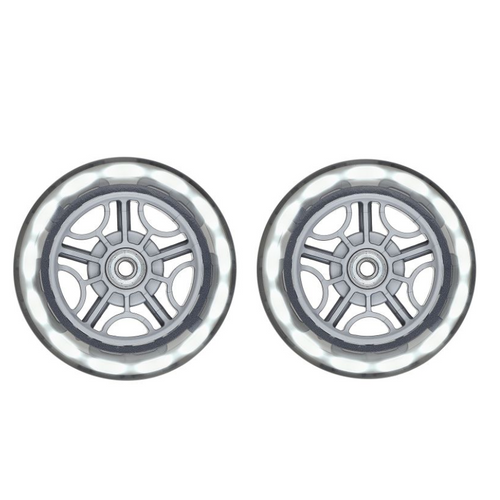 Set 2 Roues Lumineuses Blanches Go-up/primo/elite/ Expert/flow