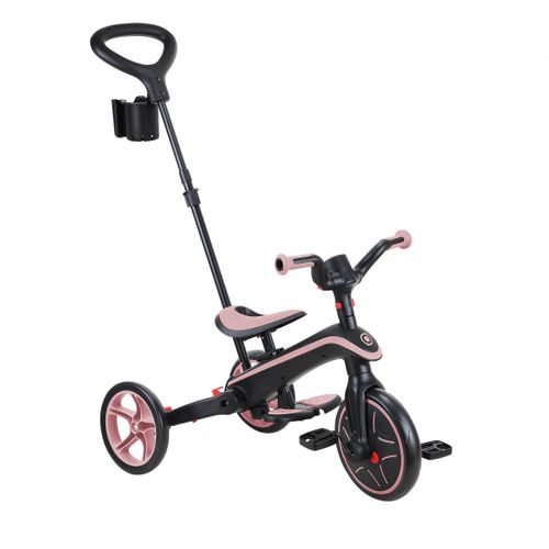 Tricycle Trike Explorer Foldable 4 En 1 Rose Pastel