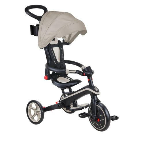 Tricycle Trike Explorer Foldable 4 En 1 Taupe