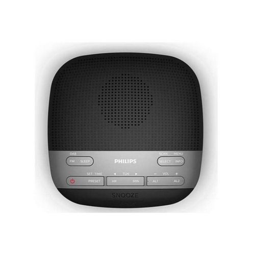 Radio-réveil Double Alarme Noir Tar3505