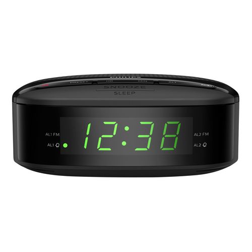 Radio-réveil Double Alarme Noir Tar3205