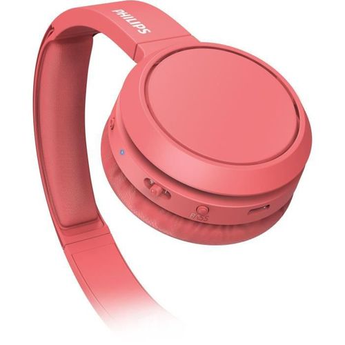 Casque Bluetooth Tah4205rd Autonomie 29h Usb-c Corail