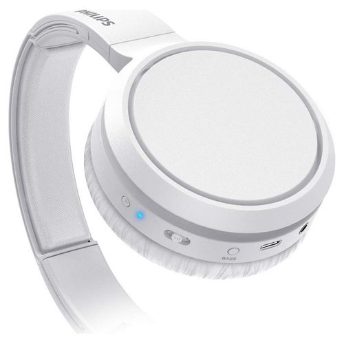 Casque Sans Fil - Haut-parleurs 40mm - Bluetooth - Pliage Compact - 29h D'autonomie - Blanc