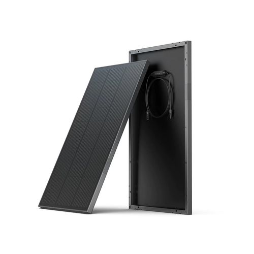 Lot De 2 Panneaux Solaires Rigides Monocristallins 100 W, Noirs, 23 %, Ip68