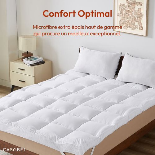 Surmatelas Moelleux 140 X 190 Cm Extra épais