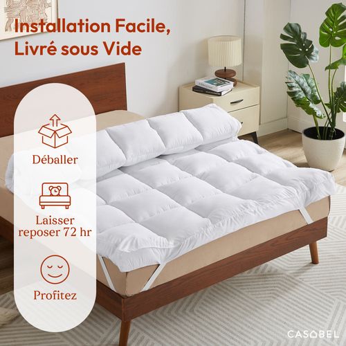Surmatelas Moelleux 140 X 190 Cm Extra épais