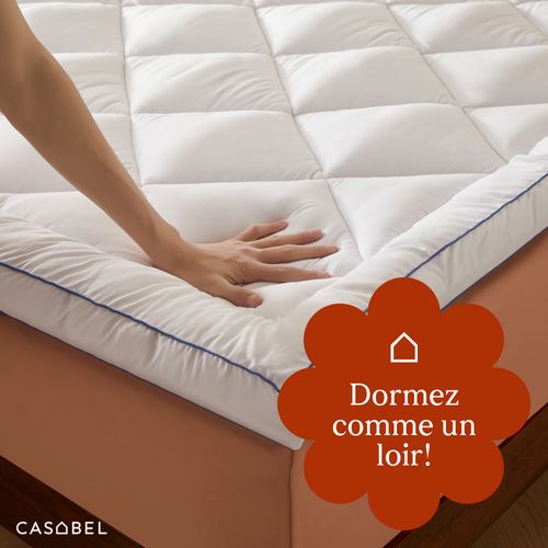 Surmatelas Douceur 140 X 200 Cm En Microfibre