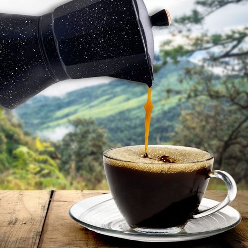 Cafetière Expresso Moka En Aluminium 6 Tasses  Lss06