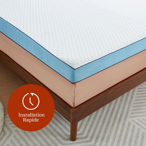 Surmatelas 140 X 190 Cm Mémoire De Forme - 7 Cm D'épaisseur