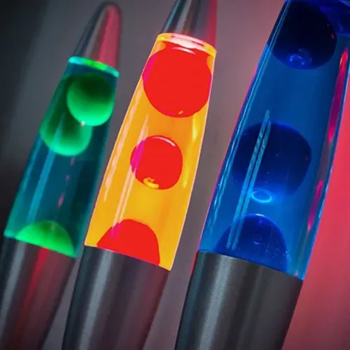 Lampe à Lave Motion Magma Bleu / Bleu