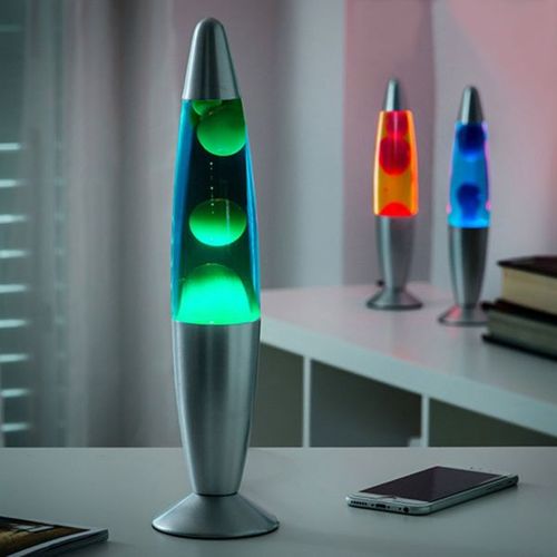 Lampe à Lave Motion Magma Bleu / Bleu