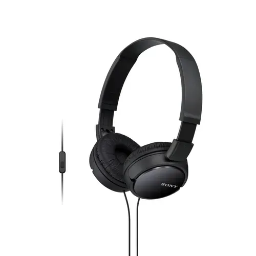 Casque arceau filaire SONY MDR-ZX110APB NOIR vue de face