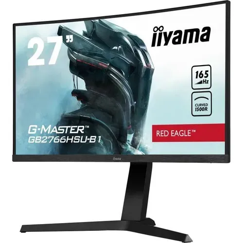 Ecran PC Gamer Incurvé - Gb2766hsu-b1 - G-master - 27 Fhd - Dalle Va - 1 Ms - 165hz - Hdmi 2