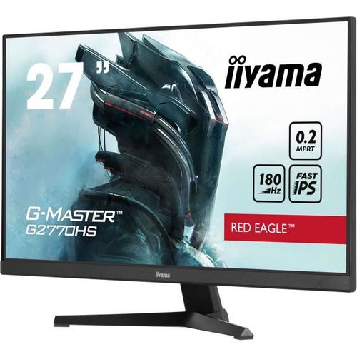 Ecran PC Gamer - 27 - Fhd - 180hz - Dalle Ips - 0,2ms - G2770hs-b1
