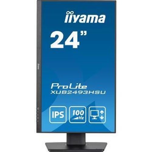 Ecran PC - 23,8 - Full HD - 100hz - Dalle Ips - 1ms - Pied Réglable + Pivot - Prolite Xub2493hsu-b7