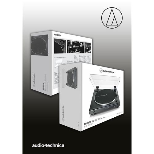 Platine Vinyle Tourne-Disque Noir At-lp60xbk