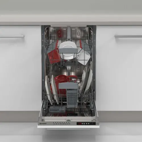 Lave-vaisselle intégrable SHARP QW-I1GI47EX 10 couverts vue détaillée
