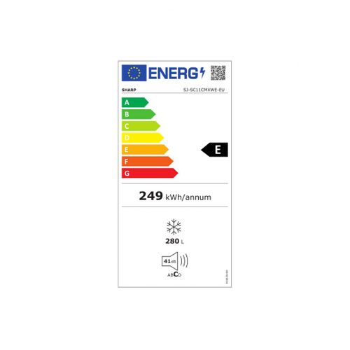 Congélateur Armoire 280l froid ventilé Hauteur 186 cm - Sjsc11cmxwe