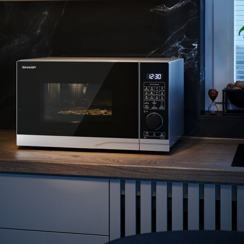 Four micro-ondes combiné SHARP YC-PC254AE-S 25L - 900W vue d'ambiance 1