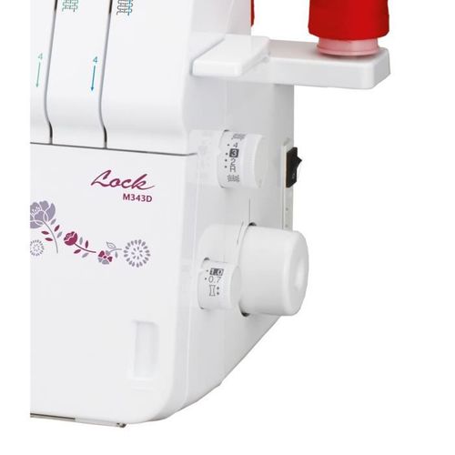 Surjeteuse M343d 2 Aiguilles, Coupe Rétractable, Bras Libre LED