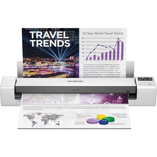 Scanner Mobile A4 Duplex Portable — Batterie Intégrée, Wi‑fi Et USB 3.2