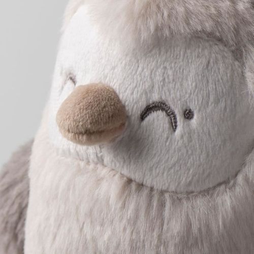 Mini Peluche - Ollie La Chouette - Aide Au Sommeil Nomade - 6 Sons - Rechargeable Par USB - Lavable