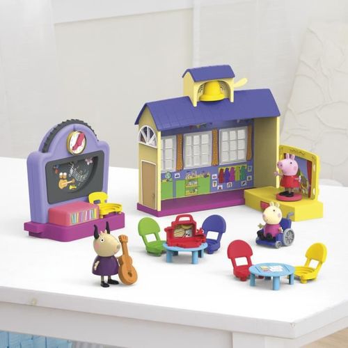 3 Figurines - Jouet Pour Enfant - La Salle De Classe - Peppa Pig