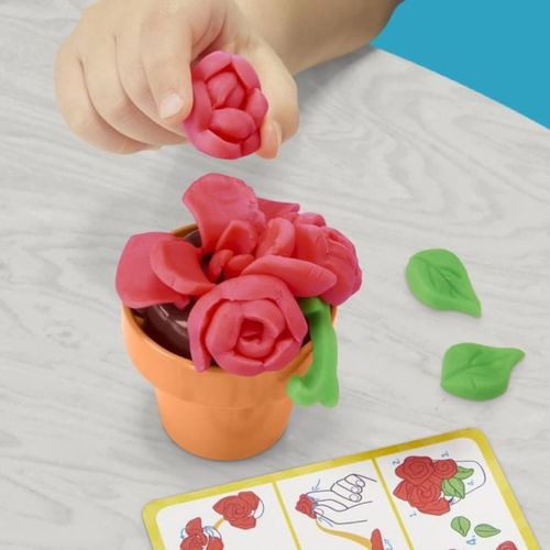 Mon Jardin De Fleurs - Set Pâte à Modeler, 5 Pots Et Accessoires Créatifs