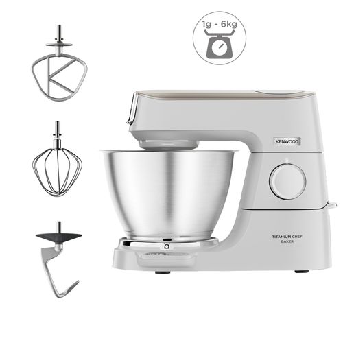 Robot Pâtissier Kenwood Kvc65.001wh Titanium