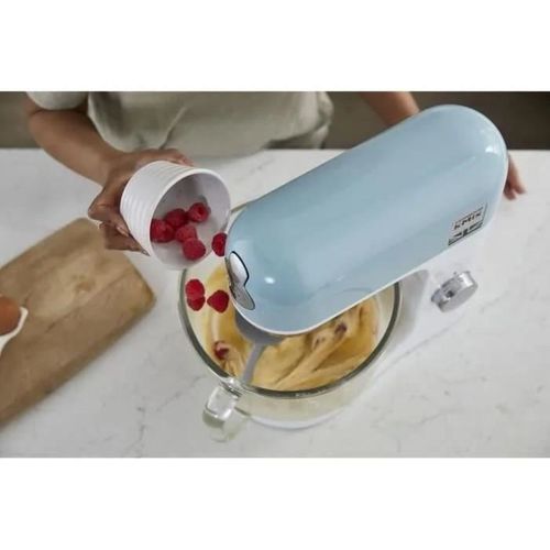 Robot Pâtissier Multifonction 1000w, Bol Verre 5 L, 6 Vitesses