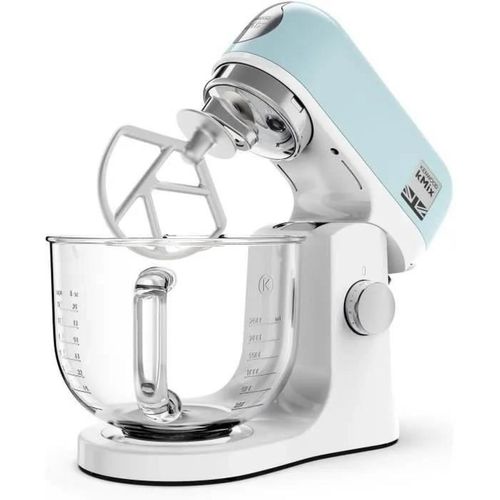 Robot Pâtissier Multifonction 1000w, Bol Verre 5 L, 6 Vitesses