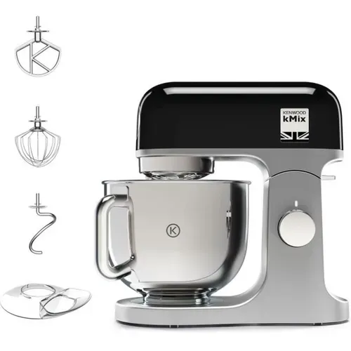 Robot Pâtissier Pétrin 1000 W, Bol Inox 5 L, 6 Vitesses, Métal