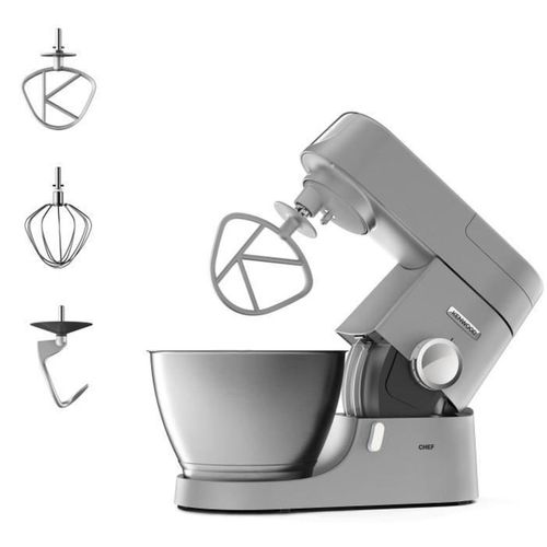 Robot Pâtissier 1000 W, Bol 4,6 L En Inox, Tête Inclinable