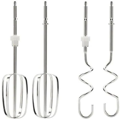 Batteur Électrique Chefette - 5 Vitesses + Fonction Turbo - Fouets Et Pétrins inox - Hmp32.a0wh