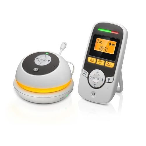 Babyphone Audio Portable Mbp 169 Écran 1.5" Minuterie De Soins Bébé Blanc