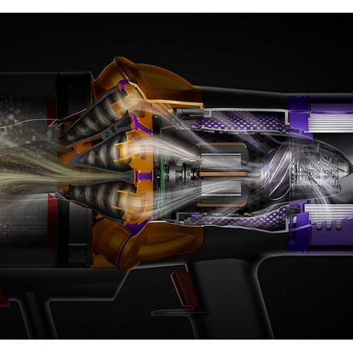 Aspirateur balai sans fil DYSON V15 Detect Absolute vue de derrière
