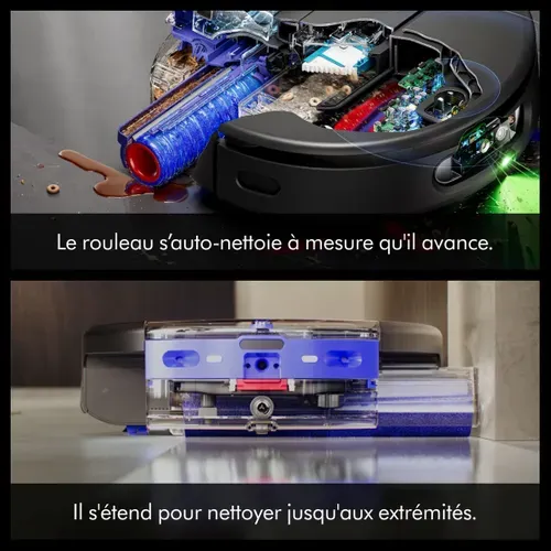 Aspirateur robot DYSON 586183-01 vue de profil