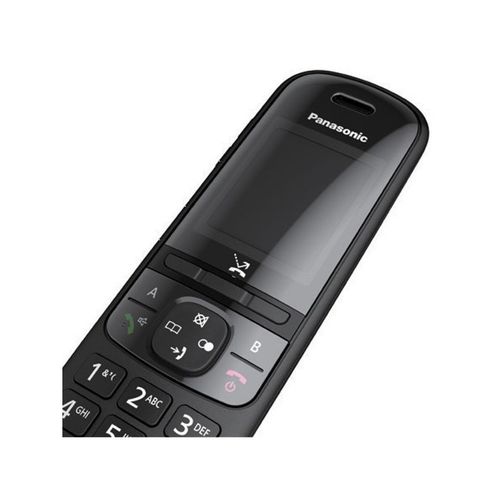 Téléphone Sans Fil Dect Noir Avec Répondeur - Kxtgh720frb