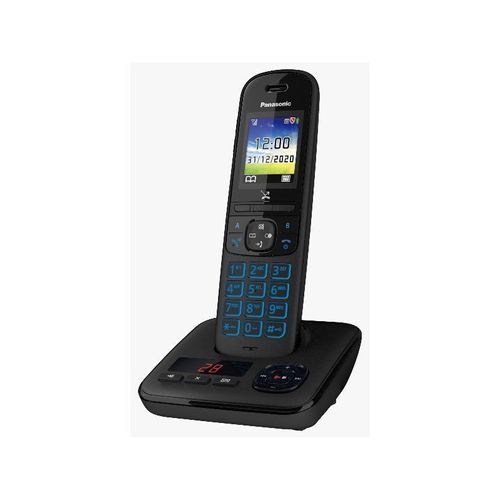 Téléphone Sans Fil Dect Noir Avec Répondeur - Kxtgh720frb