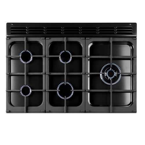 Piano de cuisson FALCON KCH110DFBL/C-EU triple four vue accessoires
