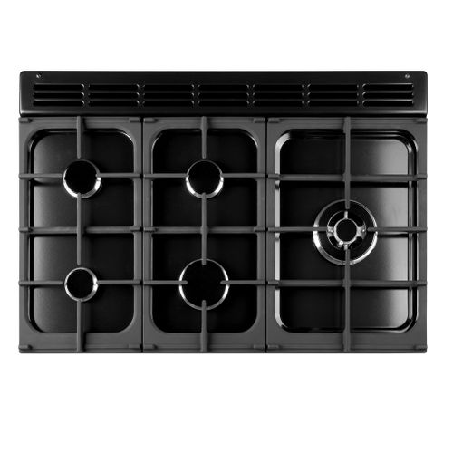 Piano de cuisson FALCON KCH110DFBL/C-EU triple four vue détaillée