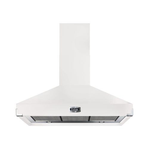 Hotte décoration FALCON FHDSE900WH/N 90cm Blanc vue de face