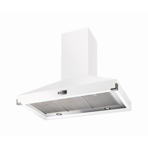 Hotte décoration FALCON FHDSE900WH/N 90cm Blanc vue de profil