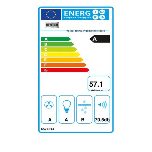 Hotte décorative FALCON FHDSE1092BL/B 109cm Noir