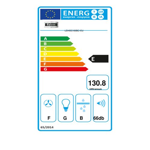 Hotte décorative FALCON LEIHDC100SS/C-EU 100cm Inox